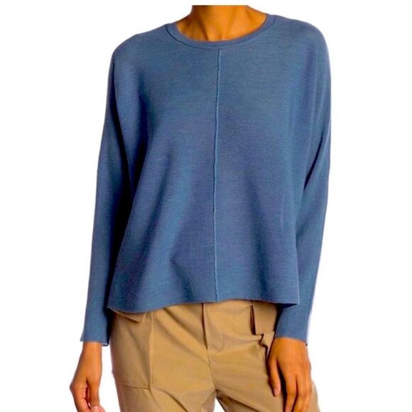 Eileen Fisher Sweater Pullover Wool Blue - Picture 1 of 6